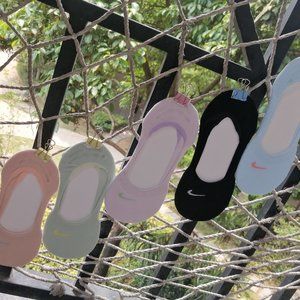 Nike blue black purple green orange socks